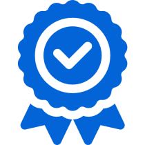 Verified approval emblem